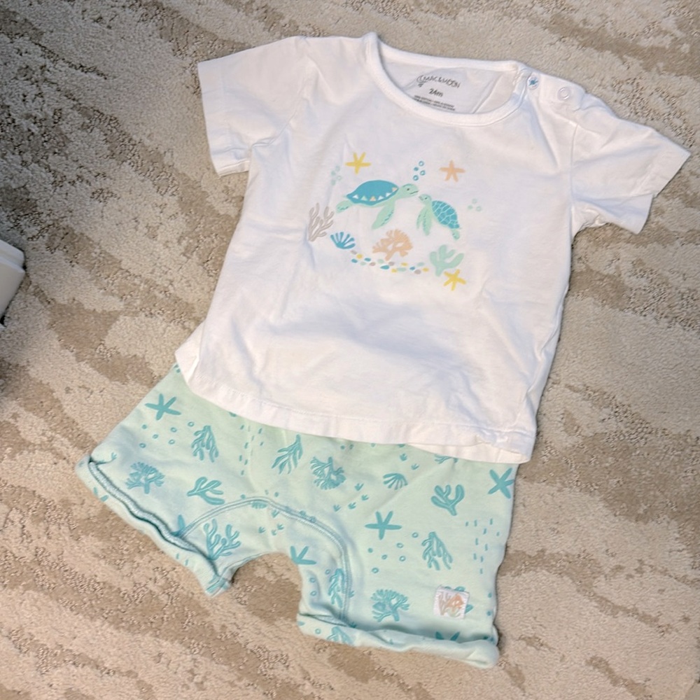 Mac & Moon sea turtle outfit